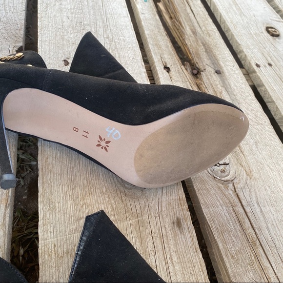 BCBGeneration Lexi Suede Charm Stiletto Booties - Picture 10 of 11